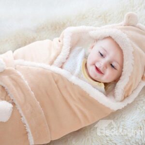 Solid Color Warm and Soft Flannel Baby Blanket