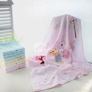 Light Weight Lovely Animal Print Baby Blanket