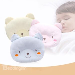 Cute and Comfy Bear Shape Prevent Flat Head Baby Pillow