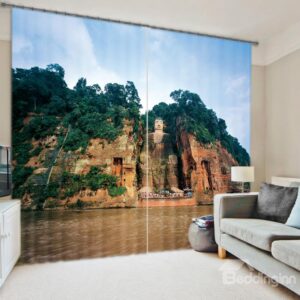 3D Great Scenery Print Quality Polyester Curtain