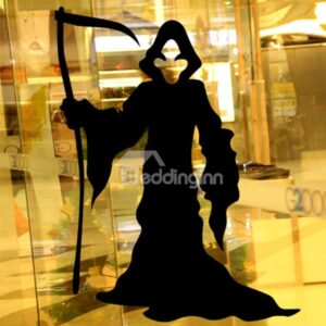 Halloween The Death in Black Robe Removable Wall Sticker