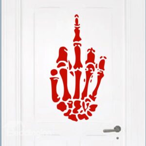 Halloween Scary Hand Skeleton Door Wall Glass Window Decoration Removable Wall Sticker