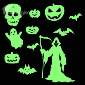 Fantastic Halloween Theme Removable Luminous Wall Sticker