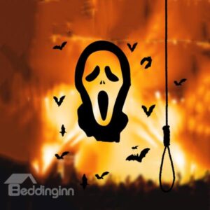 Halloween Phantom In Noose Removable Wall Sticker