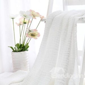 Fashion Pure White Super Soft Kids Cotton Towel