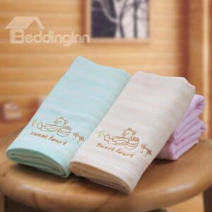 Cute Little Bear Design Children Cotton Towel