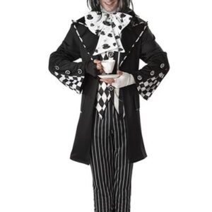 Concise Unique Lattice Design Halloween Clown Costume