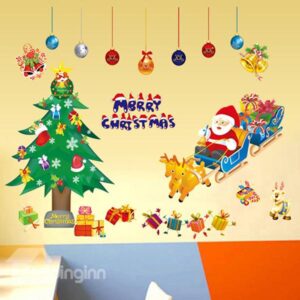 Festival Christmas Theme Nursery Removable Wall Sticker