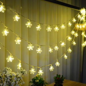 Festival Christmas Decoration Snowflake Design 10-Meter LED Light Strip