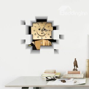 Creative Little Paper Robot Nursery Wall Clock