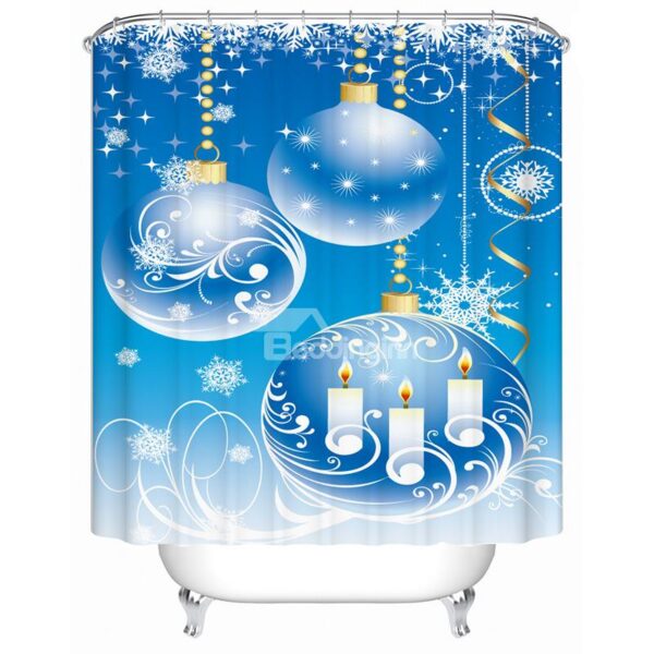 New Arrival Stunning Unique Christmas 3D Shower Curtain