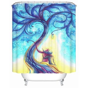 New Arrival Luxury Wonderland Design 3D Shower Curtain