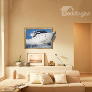 Amazing Ship Cruise on Sea 3D Wall Sticker
