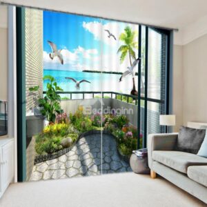 High Quality 3D Scenery Energy Saving Curtain