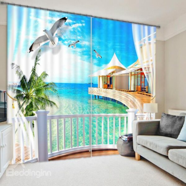 Wonderful Scenery 3D Energy Saving Curtain