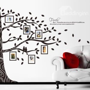 Large Tree Design Photo Display Wall Photo Frame Wall Sticker