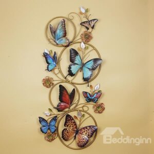 Gorgeous Decorative Butterfly Iron Works Wall Art