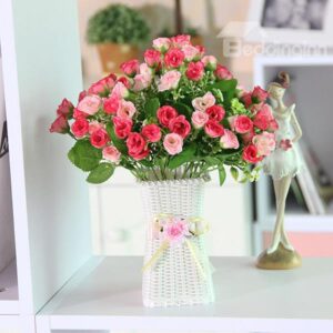 Gorgeous Table Decoration Artificial Flower Rosebud Flower Sets