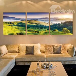 Beautiful Natural Mountains Scenery 3-Panel Wall Art Prints