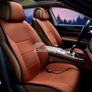 New Arrival Classic Solid Electronic Heating Front Seat Cover Set