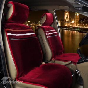 High Quality Graceful Classic Plush Pure Color Seat Covers