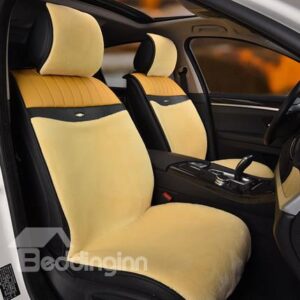 High Quality Concise Plush Pure Color Seat Covers