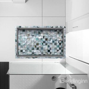 Classic Mosaic Design Slipping-Preventing Water-Proof Bathroom 3D Floor Sticker