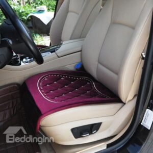 Best Selling Classic Designed Embroidered Plush Seat Mats