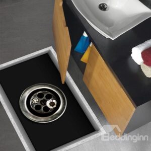 Abstract Screws and Flowers Slipping-Preventing Water-Proof Bathroom 3D Floor Sticker