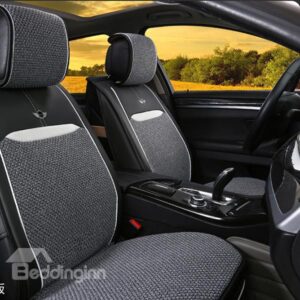 High Quality Classic Designed Linen and Leather Seat Covers