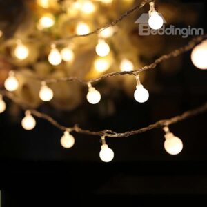 Decorative Festival 10-Meter 100 Round LED Indoor Outdoor LED String Lights