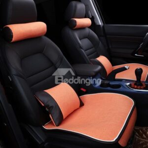 Special Designed Cylinder Shaped Neck Cushion Linen Seat Mat