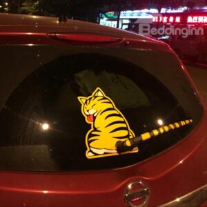 New Arrival Creative Kitten Shaped Windscreen Wiper Car Sticker