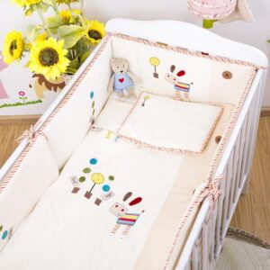 100% Cotton Simple Style Crib bedding Set
