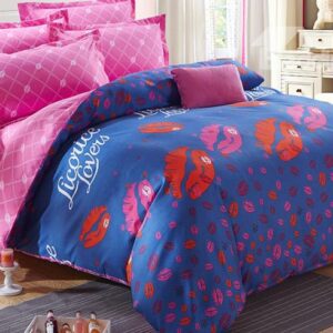 Creative Lips Pattern Kids 3-Piece Duvet Cover Set