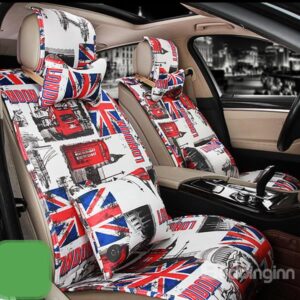 Modern Designed England Impression Car Seat Cover