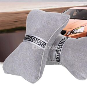 Concise Elegant Single Colored Bamboo Charcoal Neckrest Pillow