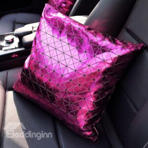 Shiny Pure Colored Premium Car Seat Pillow