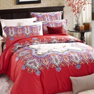 Well-made European Jacquard Style 4-Piece Duvet Cover Sets