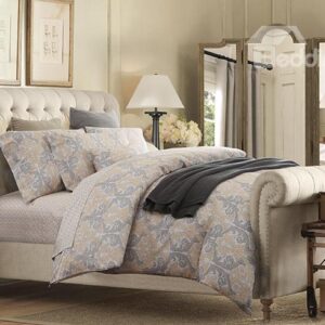 Exquisite European Jacquard 4-Piece Cotton Duvet Cover Sets