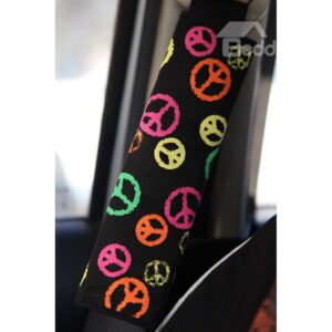 Meaningful Anti-War Symbolic Pattern Car Seat Belt Cover