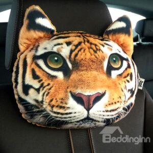 New Arrival Personalized Tiger Face Car Seat Pillows