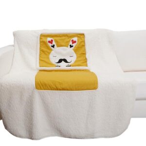Super Soft Patterned Convertable Quillow Car Seat Pillow