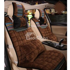 Hot Selling Warm and Elegant Cotton Car Seat Cover Set