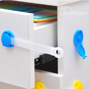 Simple Style Bule and White Baby Safety Cabinet & Drawer Locks