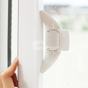 White Simple Style Baby Safety Window Lock