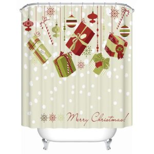 Pretty Concise Brisk Christmas Presents Shower Curtain