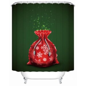Sweet Lovely Red Furtune Bag Shower Curain