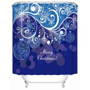 Fabulous Charming Attractive Lines and Baubles Shower Curtain