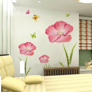 Beautiful Flowers Pattern Extra Large Removable Wall Sticker